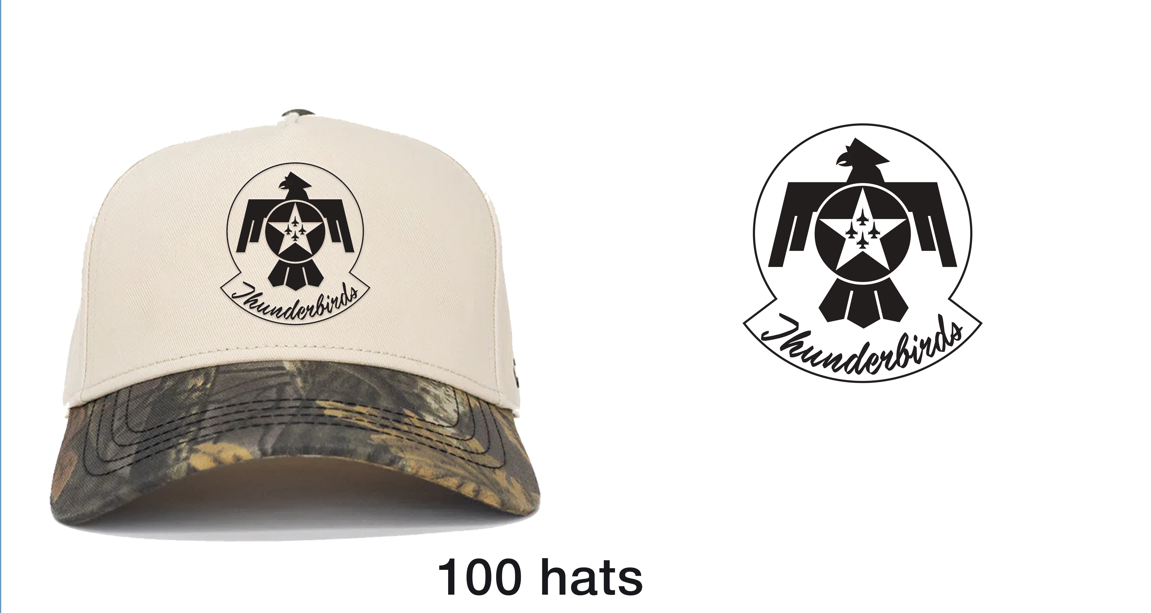 Hats order for Paige and co. Including everything