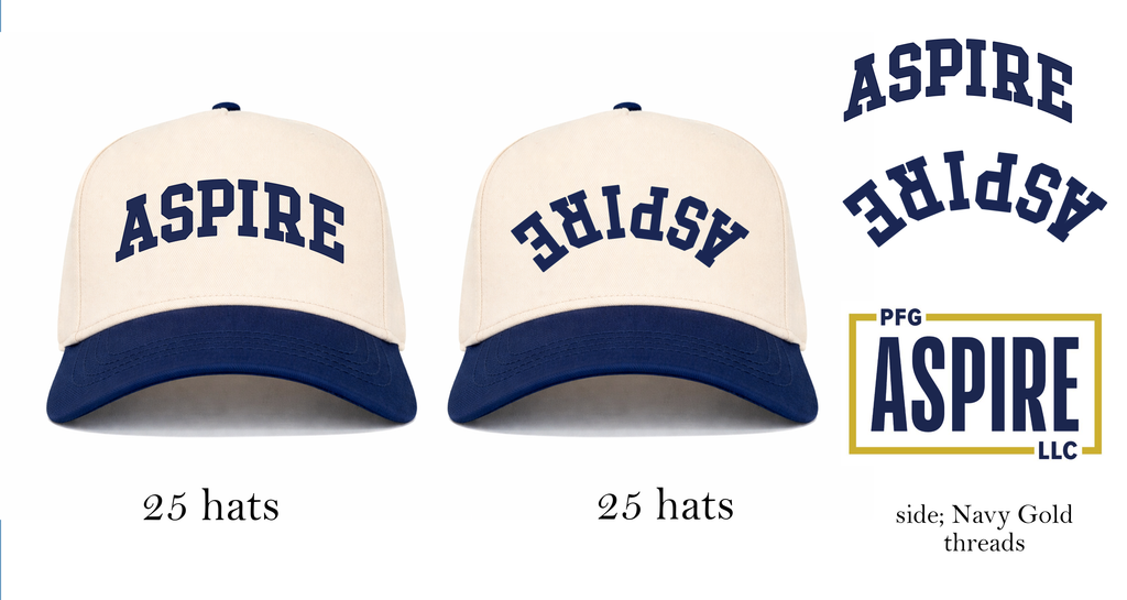Customs hats for Megan and team   | including everything